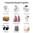 thumbnail image 5 of Momcozy Hands Free Pumping Bra, Adjustable Breast-Pumps Holding and Nursing Bra, Suitable for Breastfeeding-Pumps by Lansinoh, Philips Avent, Spectra, Evenflo and More(Skin, Small), 5 of 7