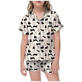 thumbnail image 2 of WEAIXIMIUNG Children's Easter DIY Hand Painted Home Outfit Set With Colorful Pajamas Girls Can Play And Wear It Daily 160, 2 of 5