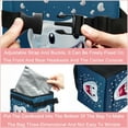 thumbnail image 4 of Tiny Teeth Mini Car Trash Can with Foldable Lid, Leak-proof Design and Hanging Storage Bag for Auto - Car Trash Can, 4 of 6
