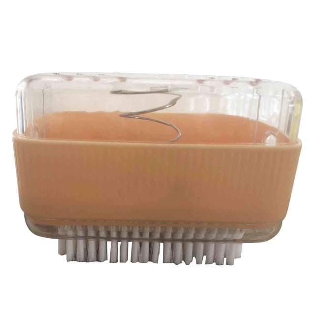 Pompotops Soap Box With Brush Lazy Storage Rack Household Roller Type Creative Soap Box Clearance