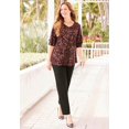 thumbnail image 2 of Catherines Women's Plus Size Flutter Sleeve Swing Top, 2 of 3
