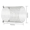 thumbnail image 2 of Bird House Hole Protector,Bexikou Metal Bluebird House Predator Guard,Bird House Wire Entrance Guard for Blue Bird Nesting & Babies Safe(Round 9 * 4.7 inches), 2 of 6