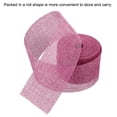 thumbnail image 3 of Unique Bargains 2 Inch x 11 Yards Jute Crafts Party Wrapping Decoration Burlap Fabric Ribbon Pink, 3 of 6