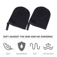 thumbnail image 3 of JUNWELL 4 Pcs Lotion Gloves Tan Flocked Spa Face Back Tanning Applicator Mitt, 3 of 6