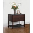 thumbnail image 2 of Zimmerlee 2-drawer Side Table with Shelf Rust Brown, 2 of 12