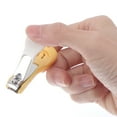 thumbnail image 2 of Unique Bargains 1 Pc Round Tail Nail Clippers Toenail Clippers 2.56"x1.06" Yellow, 2 of 7