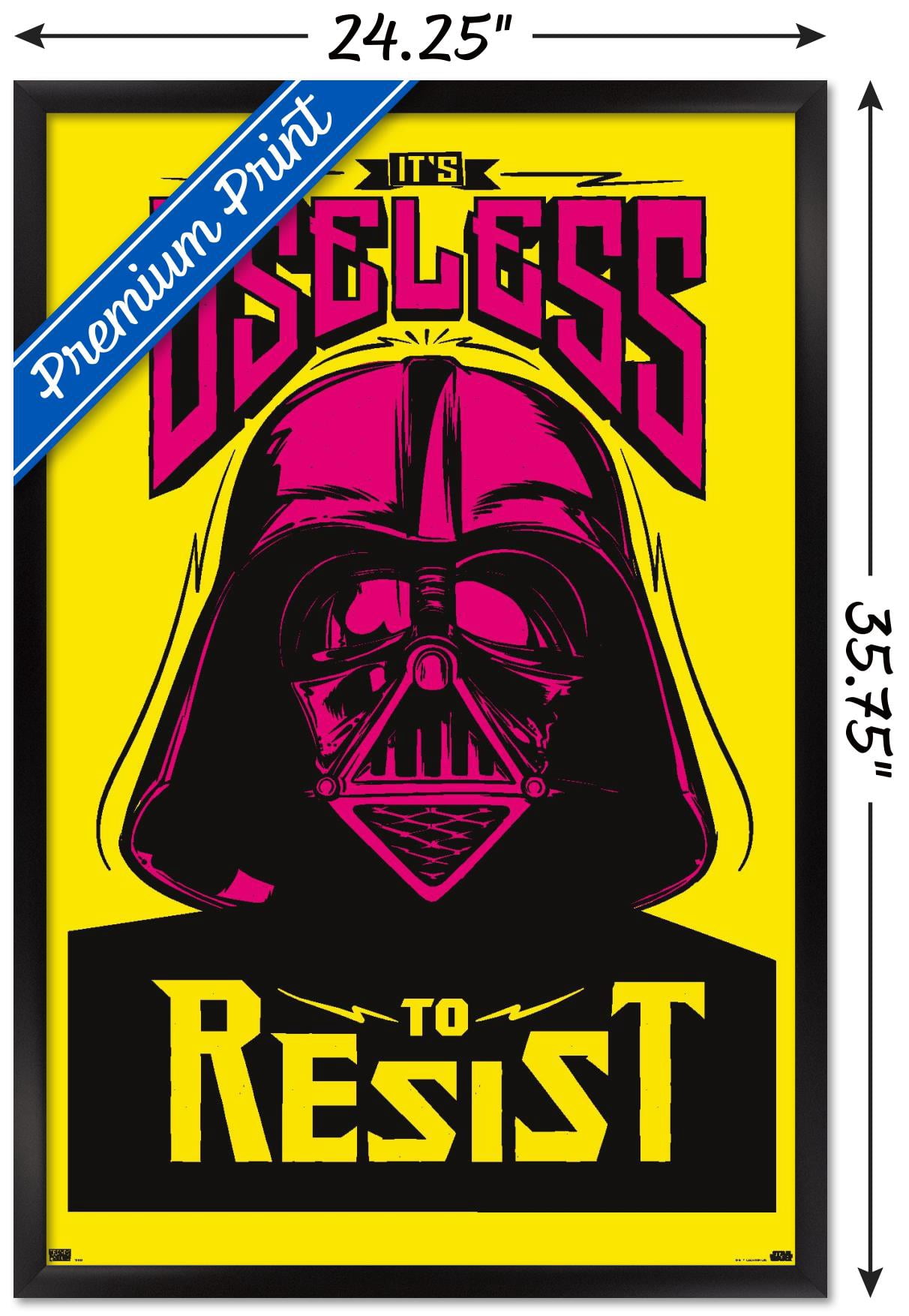 Star Wars: Saga - Useless to Resist Wall Poster, 22.375" x 34", Framed