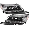 thumbnail image 3 of EPOTOOR A Pair Driver Left + Passenger Right Side Front Headlights Lights Lamps Assembly Headlights Headlamps Replacement for 2013 2014 2015 Chevy Malibu Black, 3 of 7