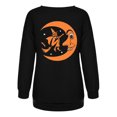 thumbnail image 4 of Sudaderas con capucha estampadas de manga larga informales para mujer a la moda de Halloween Pompotops gfhjh1384, 4 of 5