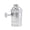 Silver, variant on PETGLE Black Lamp Socket, Vintage Edison E26/E27 Bulb Light Socket with On/Off Knob Switch