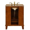 thumbnail image 6 of Silkroad Exclusive Transitional Baltic Brown Granite Bathroom Vanity- Single Sink - 28 in. Wide, 6 of 6