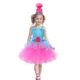 thumbnail image 4 of Vestido de tutú de Halloween para niñas, fiesta de cumpleaños para niños, carnaval, cosplay, elfos mágicos, hadas, trolls, disfraz de amapola, disfraz de Pascua para niños, 4 of 5