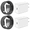 Black-2PCS, variant on Firsting 20W Type C Power Wall Charger Fast Charge Power Adapters, 3 in 1 Type C Charging Cable Charging Cord Off-White