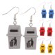 thumbnail image 5 of IFANLANDOR 4 Pares Aretes Únicos Colgantes Para Mujer De Accesorios Fiesta, 5 of 7