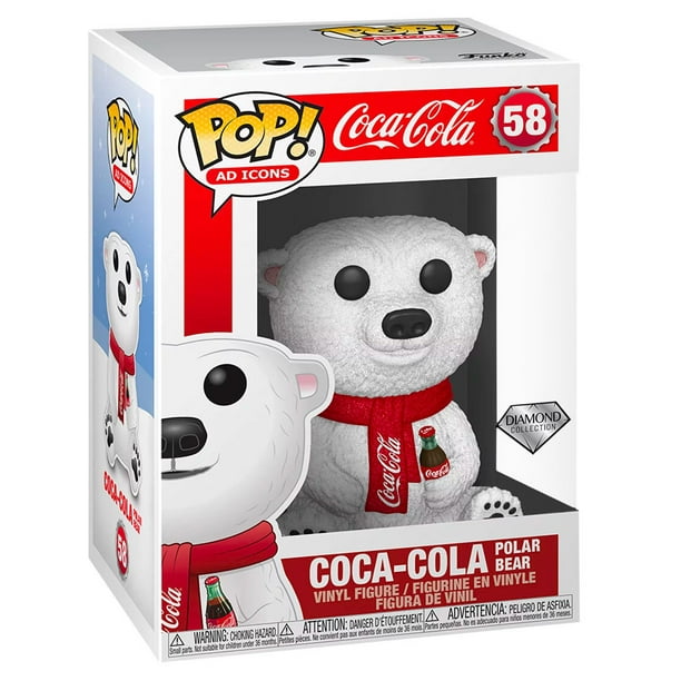 Funko POP! Ad Icons Coca-Cola Polar Bear #58 [Diamond Collection ...