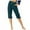 Dark Blue, variant on DealovyCapri Pants for Women Casual Summer Elastic Waist Cropped Trouser Beach Vacation 3/4 Sweatpants