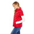 thumbnail image 2 of Martha Stewart Women’s Short Sleeve Packable Quilted Vest, 2 of 7