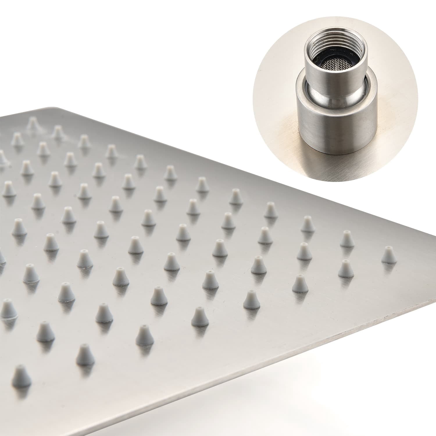 High-Pressure Rainfall Showerhead with Water-Saving Technology for Luxurious Bathing Experience