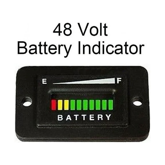 48 Volt Battery Indicator Meter Gauge for Use On EZGO Club Car Yamaha Golf Cart