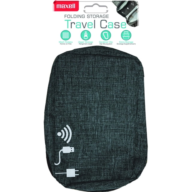 Estuche Tech Maxell Plegable 18x8x24 cm con Mosquetón