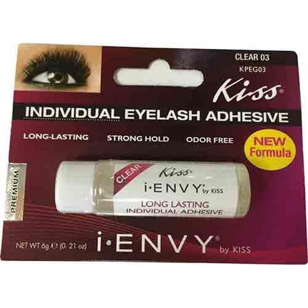 Kiss I Envy Clear03 Individual Eyelash Adhesive 0.21 Oz