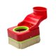 thumbnail image 5 of Colector de polvo para zapata CNC de nailon profesional rojo, limpiador práctico de caída libre Puerto de huso 90 mm, 5 of 9