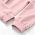 thumbnail image 7 of Women's 2 Piece Outfits Fall Winter Jogger Suits Long Sleeve Crop Tops and Sweatpants Comfy Loungewear Sets with Pockets Casual Tracksuit Pink, 7 of 7