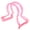 Pink, variant on NFTIGB Violin Bow Collimator Straightness Corrector Teaching Tool for 1/4 1/8 1/10 Violins, White