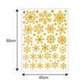 thumbnail image 3 of 8 Sheets Gold Snowflake Window Clings Decor,Farmhouse Rustic Xmas Snowflake Decorations for Christmas Indoor Home School Office Classroom Kids Winter Holiday Party,23.6x17.7inch, 3 of 5