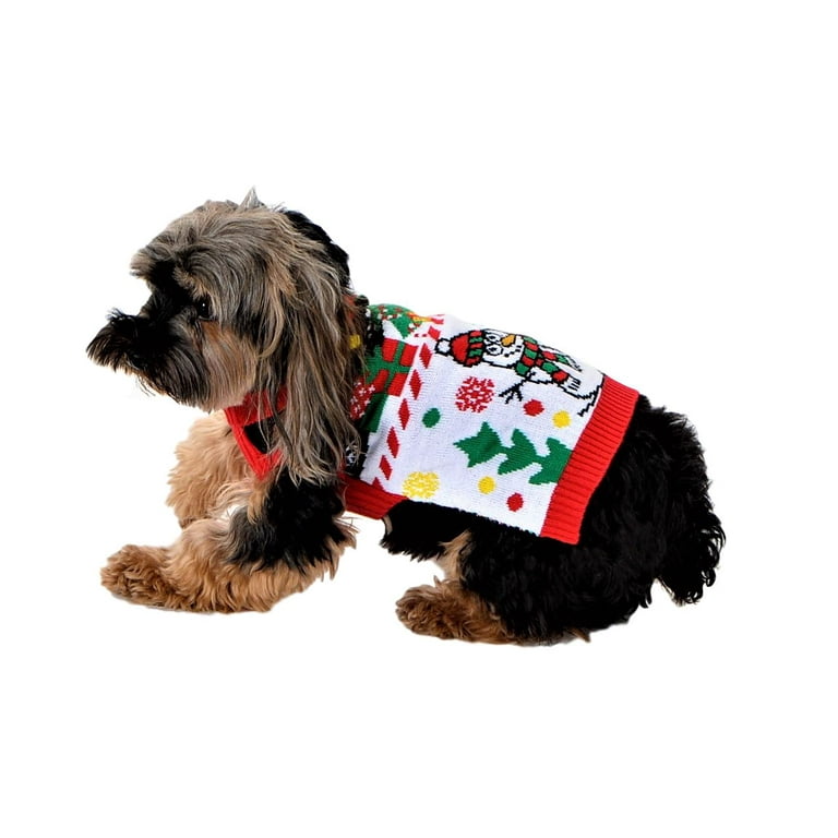 Walmart dog 2024 christmas sweaters