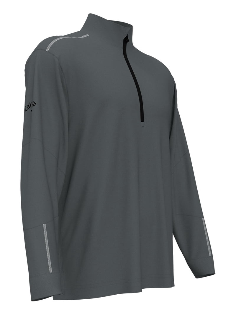 Callaway Mens Long Sleeve Opti-Repel 1/4-Zip Jacket XX-Large Iron