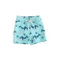 thumbnail image 2 of Musuos Toddler Boys Swim Trunks 6M 12M 18M 24M 3Y 4Y Shark Print Drawsting Swim Shorts Summer Short Pants Beach Wear, 2 of 10