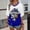 Navy, variant on Women's 2026 Brasil Soccer Shirt V-Neck Football Graphic Tee Oversized Game Day Short Sleeve Top Sky Blue L