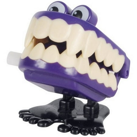 Loftus Jumping Vampire Teeth Halloween Wind-Up Toy, Assorted, 12 Pack