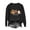 Black, variant on Womens Sweatshirts Oversized CrewNeck Sweatshirt Ghostface Fall Winter Halloween Spooky Graphic Pullover Tops for Women Black