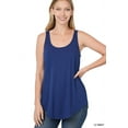 thumbnail image 3 of TheLovely Women & Plus Scoop Neck Sleeveless Round Hem Relaxed Fit Casual Tank Top, 3 of 4