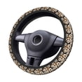 thumbnail image 2 of Balery Retro Hydrangeas Fundas elásticas antideslizantes para volante, funda protectora universal para hombre y mujer, 15 pulgadas, accesorios para coche., 2 of 6