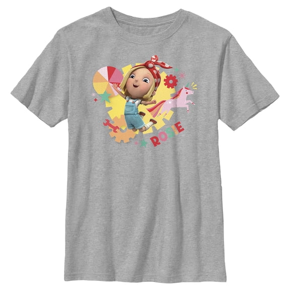 Boy's Ada Twist, Scientist Rosie  Graphic Tee Athletic Heather Medium