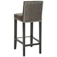 thumbnail image 7 of SAFAVIEH Thompson Bar Stool Antique Brown, 7 of 7