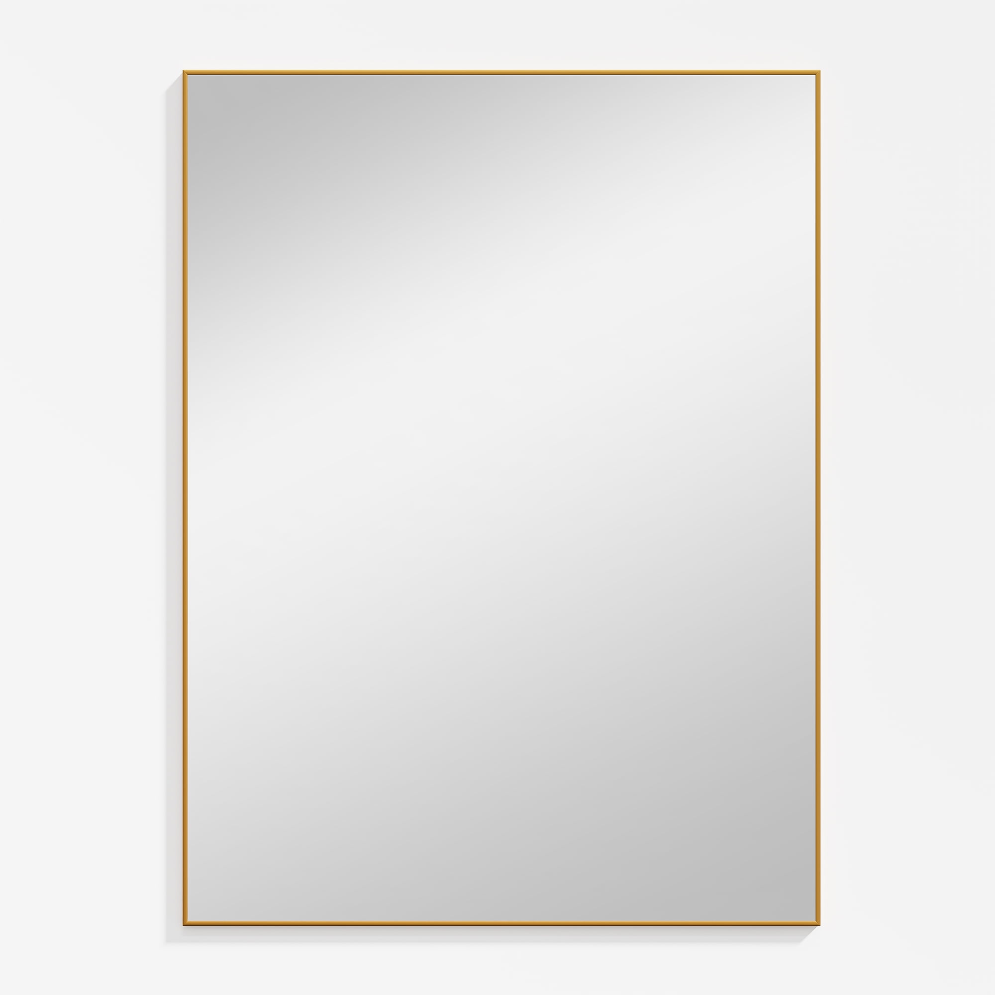 MAYEERTY 38"x22" Gold Modern Rectangle Mirror Home Decor for Living Room, Bedroom, or Bathroom