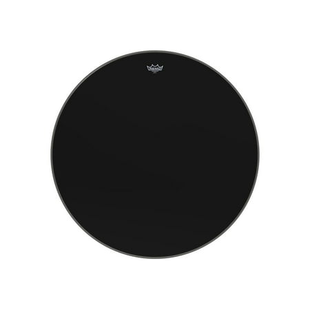Remo Ebony Black Ambassador Resonant Bass Drumhead 32 in.