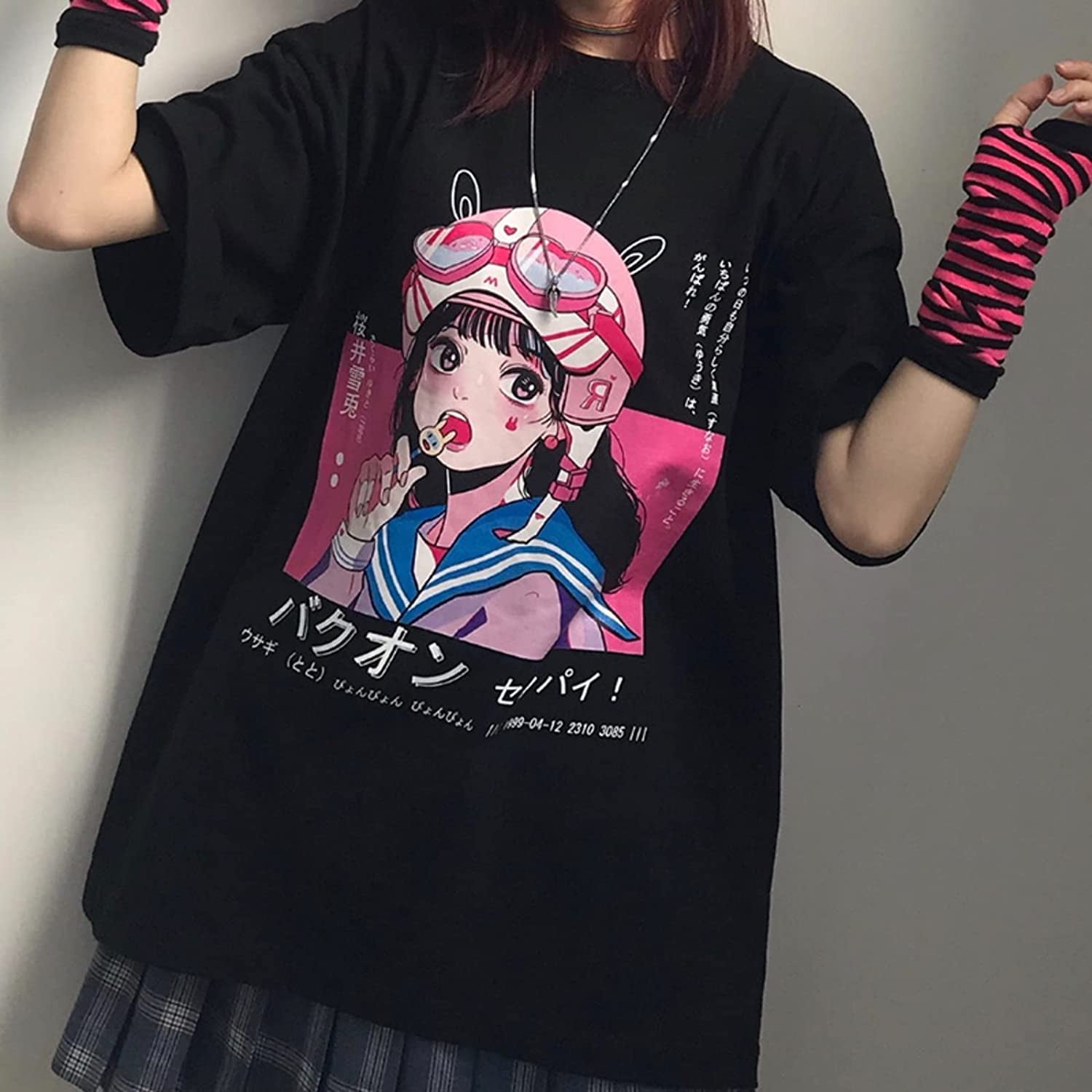 aesthetic preppy anime girl Classic T-Shirt for Sale by IllustrataPower