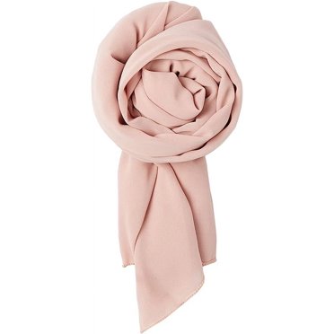 Chiffon Hijab - Pink Rose, Hijab, Pink Shawl, Pink Scarf, Hijab For Women