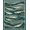 Teal Gray Gold, Pattern 15, variant on Design&I 8'x10' Washable Area Rug Fishing Bass And Pike Lake Scene With Wildlife Lure Border Design for King Size Bedroom, Under Bed, Sleek Flatweave Pet Friendly