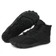 thumbnail image 5 of Non-slip Comfortable Winter Barefoot Shoes Provide Warmth Support Unisex Walking Hike Boots For Women Men Minimalist Warm Zero Drop Snow Boot Slip On Wide Waterproof Barefoot Footwear, 5 of 10