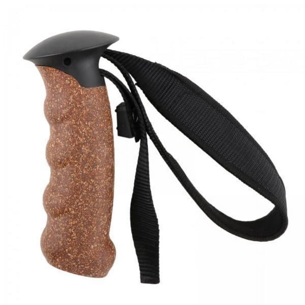 Mango para bastón ,Reemplazo de mango para bastón de trekking Anti golpes,Bastones antideslizantes Mango para bastón para caminar Agarre adaptador,Empuñadura para bastón de trekking al