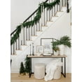 thumbnail image 2 of Nearly Natural 60" Decorative Plastic Lush Cedar Garland in Green, 2 of 15