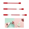 thumbnail image 1 of 3x Mini s de maquillaje multipropósito con mango retráctil Herramienta de mezcla de belleza s pequeñas de cocina para lociones Ketchup Cuchara Roja Salvador Dali mini espátulas de maquillaje, 1 of 10