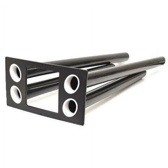 Larson Boat Fishing Rod Holder 9TA-150175 | 4-Tube 40 1/2 Inch Black