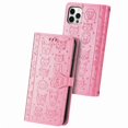 thumbnail image 1 of Funda Cartera FOXDOCK para iPhone 12 / 12 Pro , Flip PU con Relieve de Gatos y Perros, Tarjetero y Soporte, 1 of 6